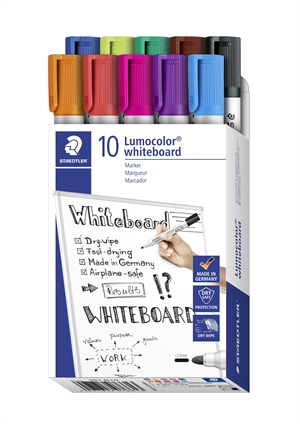 Staedtler WB Marker Lumocolor kerek 2 mm assz. (10)